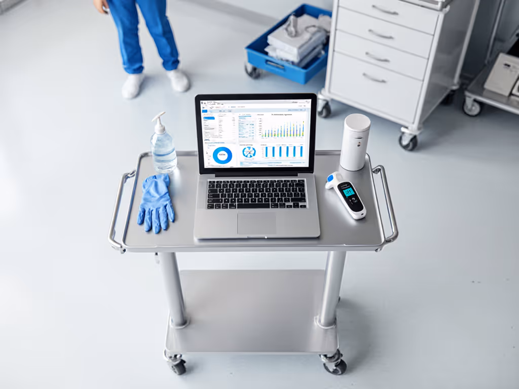 clinical_laptop_setup_with_medicart