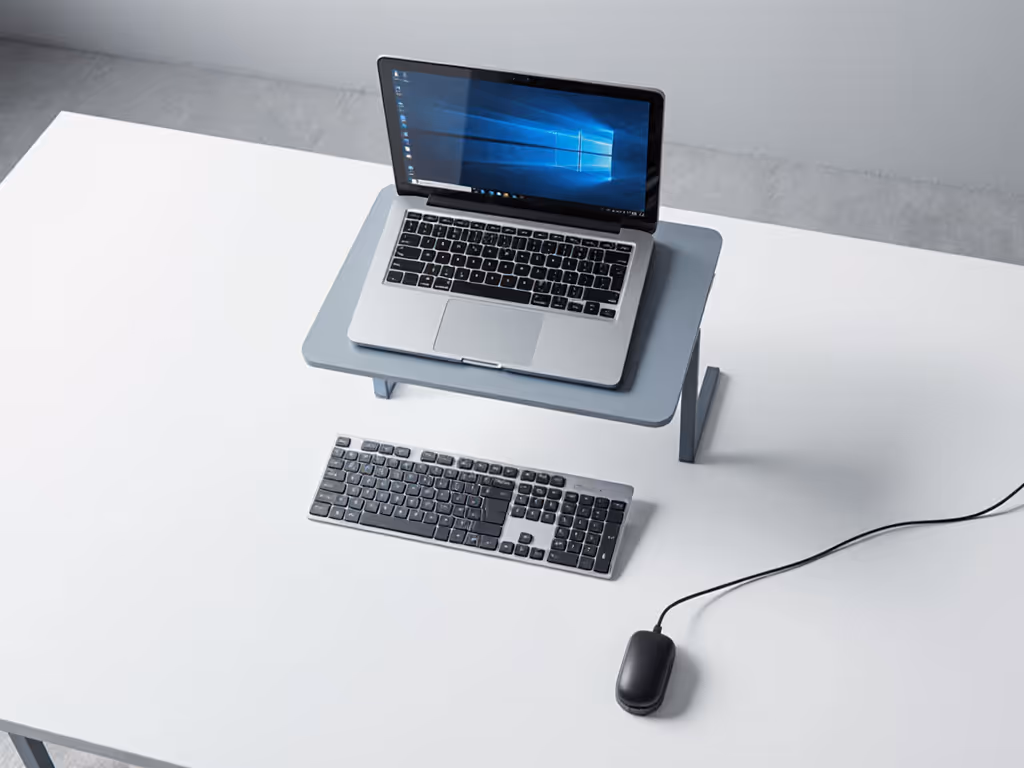 ergonomic_laptop_setup_showing_macbook_pro_on_ilevel2_with_external_keyboard