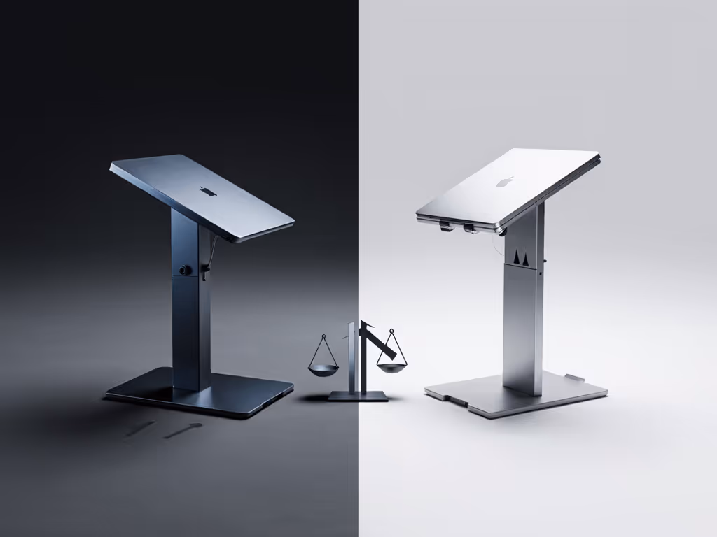 comparison_of_steel_laptop_stand_versus_aluminum_stand
