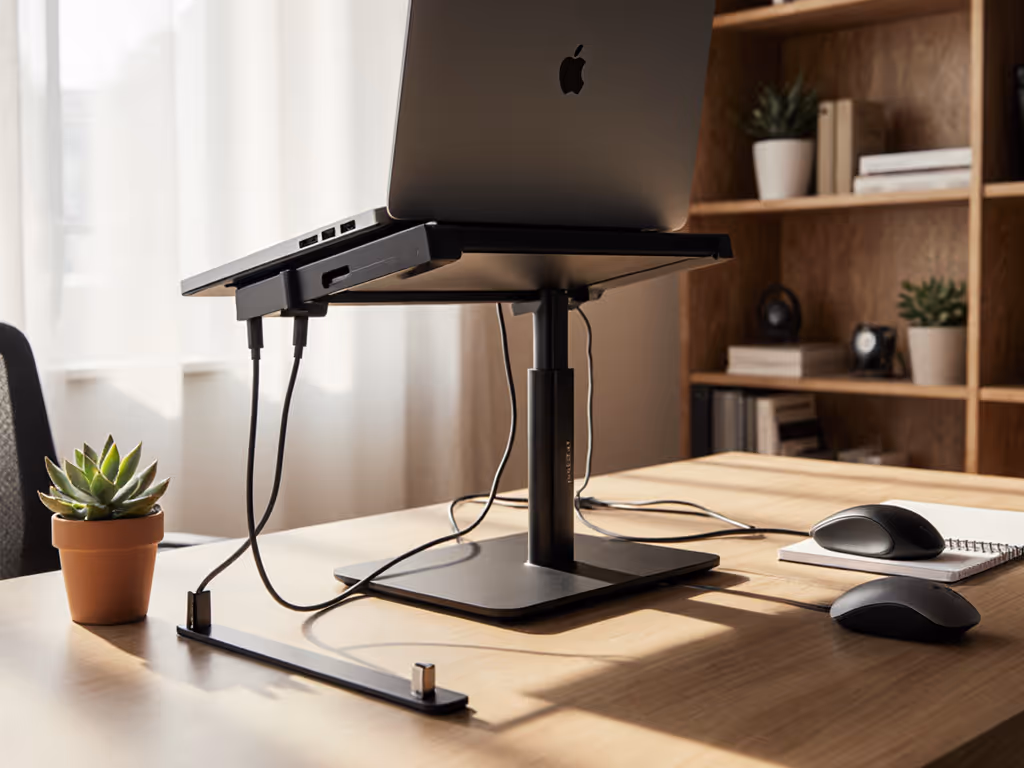 Laptop Stand Cable Management Fix: Tidy Desk Tutorial