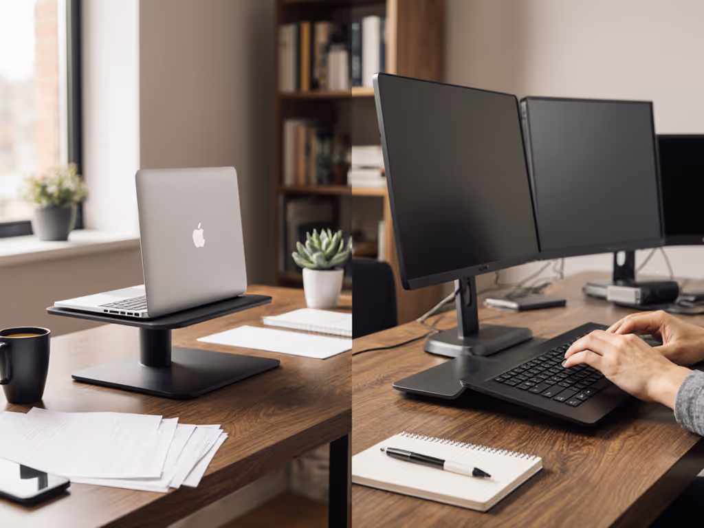 Vertical vs Angled Laptop Stands: Dual Stand Productivity Showdown