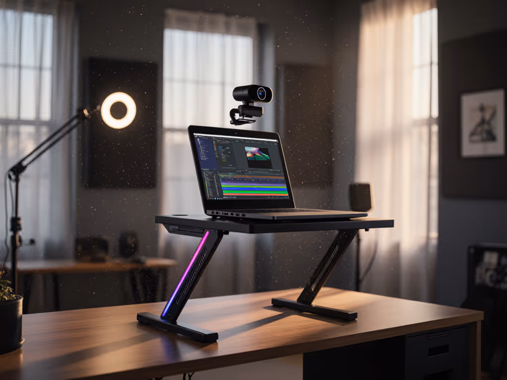 Streaming Workstation Stand: Cooling & Stable Camera Angles