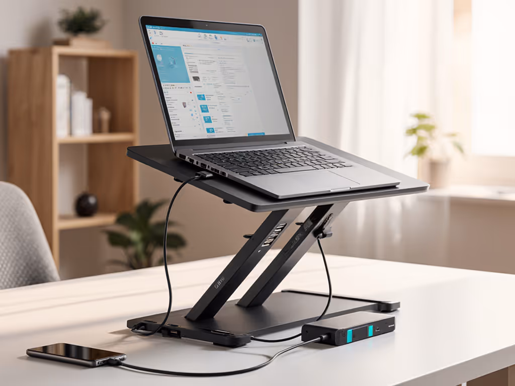 Laptop Table Stands with USB Hubs: Verified Ergonomic Value