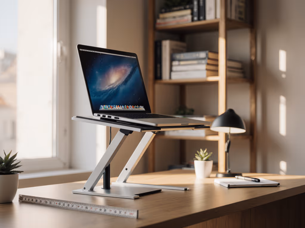 Your Eye-Level Laptop Stand Height Calculator